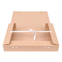 得力 DELI 5925 无酸牛皮纸文书档案盒 50MM 10个装