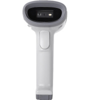 得力deli14950 可扫一维码/二维码 有线条码扫描枪 白色