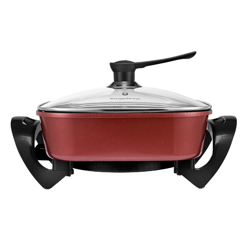 龙的 LD-HG60F 多功能 电火锅 深红色 容量6L
