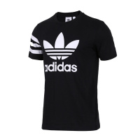 ADIDAS阿迪达斯三叶草男装大LOGO春夏季新款休闲运动短袖T恤CZ1749 C