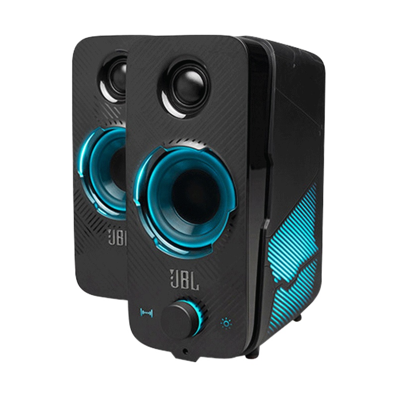 JBL QUANTUM DUO蓝牙游戏音箱台式机电脑家用桌面音响RGB灯效高低音炮迷你小型电竞喇叭