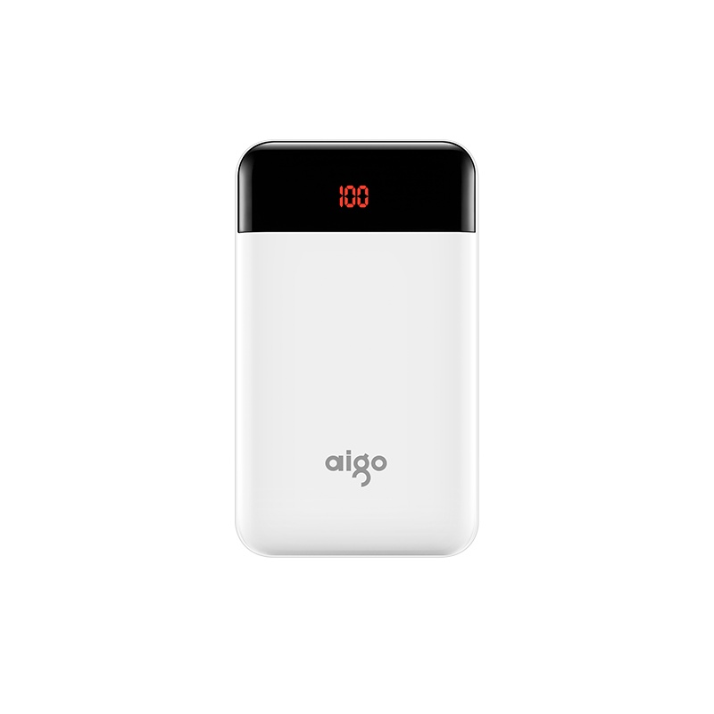 爱国者AIGO迷你充电宝10000毫安18W快充超薄小巧便携移动电源女生可爱