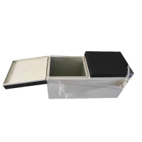 工具箱工具柜 上开盖带防雨沿 黄色1000*550*650*2.0 企业定制 1个