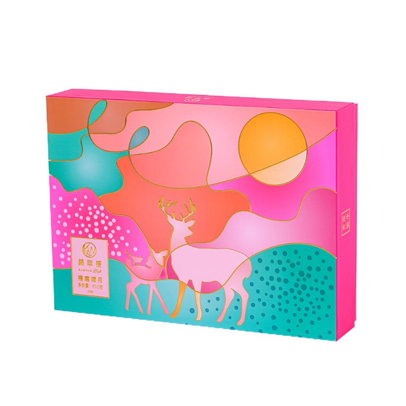 [中秋预售]锦华礼福鹿颂月月饼610g 高档中秋之选