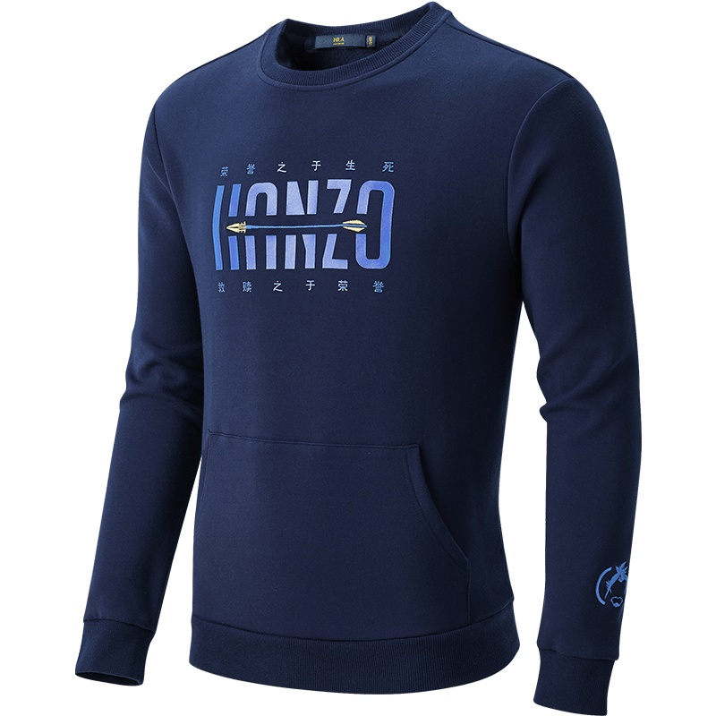 HLA海澜之家暴雪娱乐合作系列2019秋季守望半藏经典卫衣男HNZWJ3R215A