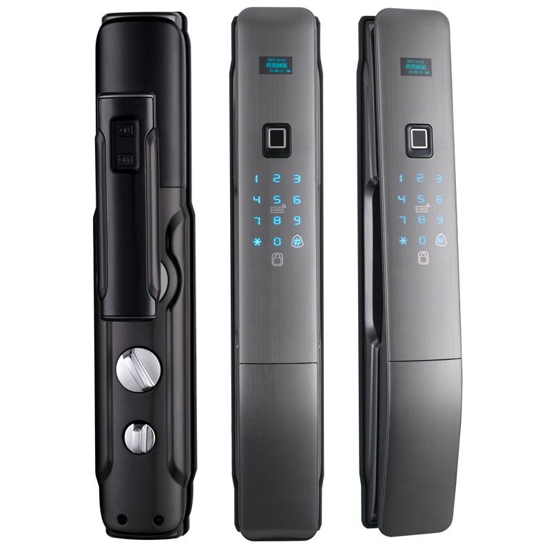 希箭 指纹锁密码锁家用防盗门酒店门锁电子锁全自动刷卡锁 Q1全自动智能锁