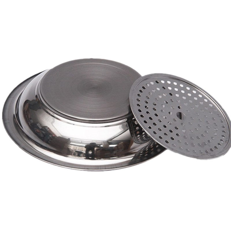 圣达豪 不锈钢饺子盘--LH-012042