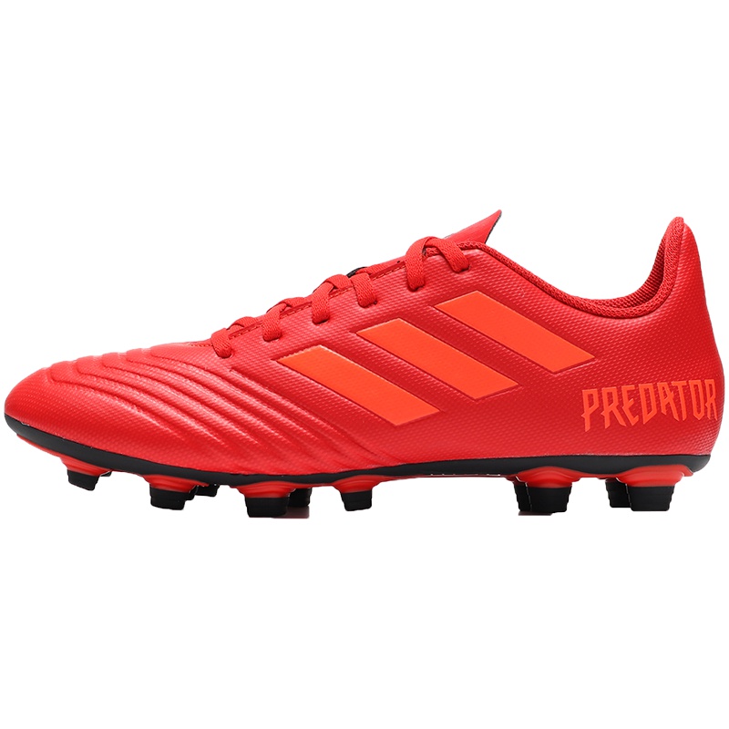 adidas男鞋足球鞋PREDATOR 19.4 FXG训练比赛运动鞋D97970 D97970红色+红荧光