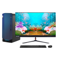 联想(Lenovo)GeekPro台式电脑套机L24E-30 23.8英寸(I5-11400 16GB 1TB+256GB GTX1650S 4G显卡 W10)