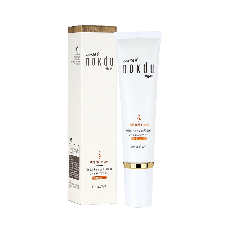 韩国高丽雅娜nokdu绿豆幻彩水感防晒霜SPF50+/PA+++防紫外线清爽隔离男女通用各种肤质