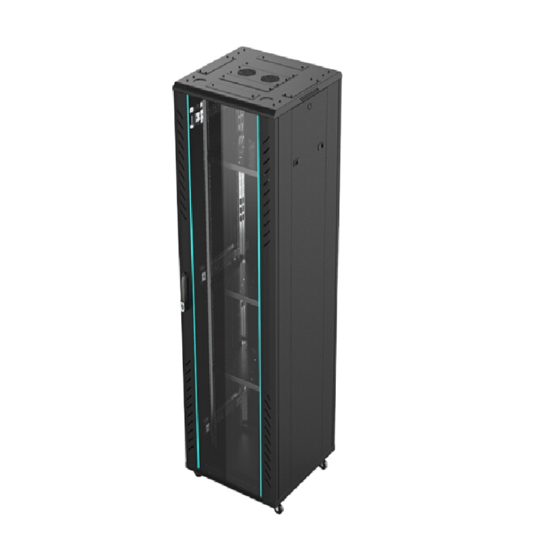 图腾 G2.6642 网络机柜 计算机柜 42U加厚机柜 交换机机柜 玻璃门机柜UPS电源600*600*2055mm
