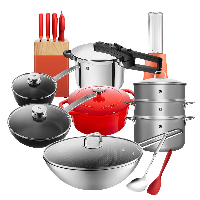 德国双立人(ZWILLING)289周年庆锅具套装炒菜汤锅家用全套厨具厨房用品用厨具组合