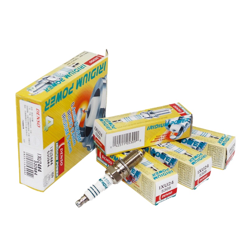 电装(DENSO)单铱金火花塞IXU24适配乐风/奥拓/菲翔/致悦/博悦(4支装)