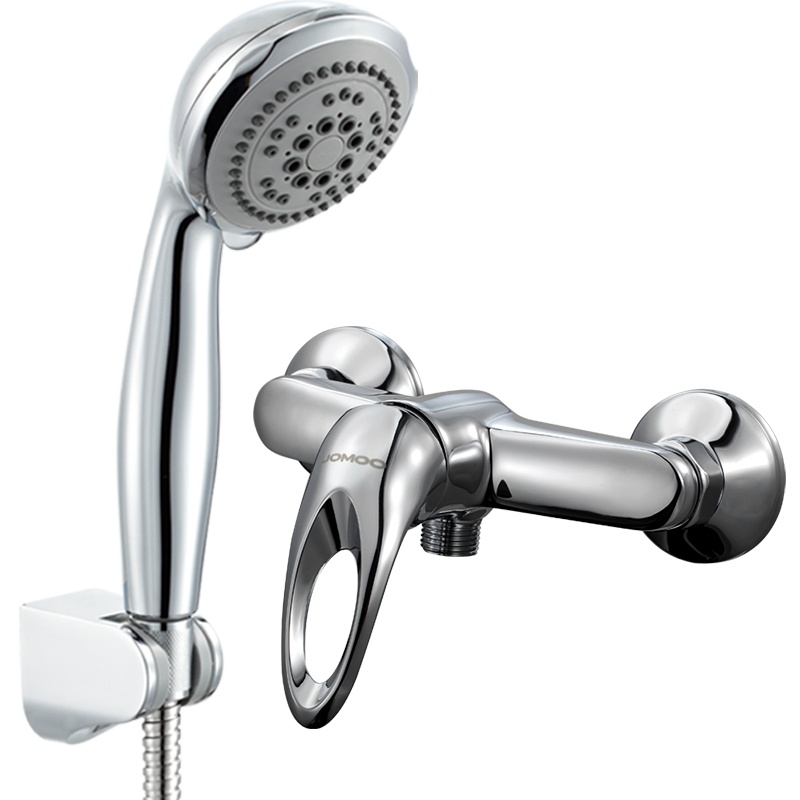 九牧（JOMOO） 花洒淋浴冷热龙头全铜混水阀淋浴花洒套装全铜暗装淋浴喷头 3576-050+S02015