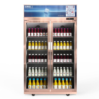 星星(XINGX)LSC-618Y 618升 商用风直冷双门立式冷藏展示柜超市用饮料柜保鲜冰柜