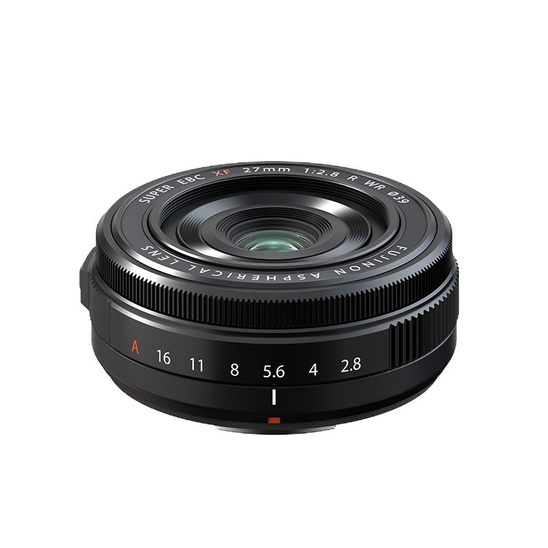 富士(FUJIFILM) XF27mmF2.8 R WR 饼干定焦镜头 XF微单镜头 适用于XT30/XT3/XS10