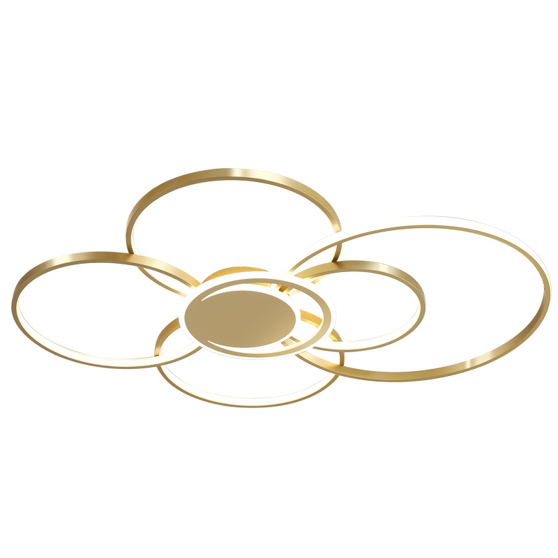 七只蚂蚁 LED现代简约灯具北欧极简创意灯具客厅灯2020客厅灯现代简约餐厅三色节能灯暖光房间卧室吸顶圆形轻奢套餐灯JH