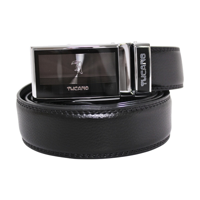 啄木鸟（TUCANO）男士皮带商务自动扣牛皮腰带 WDE3321A