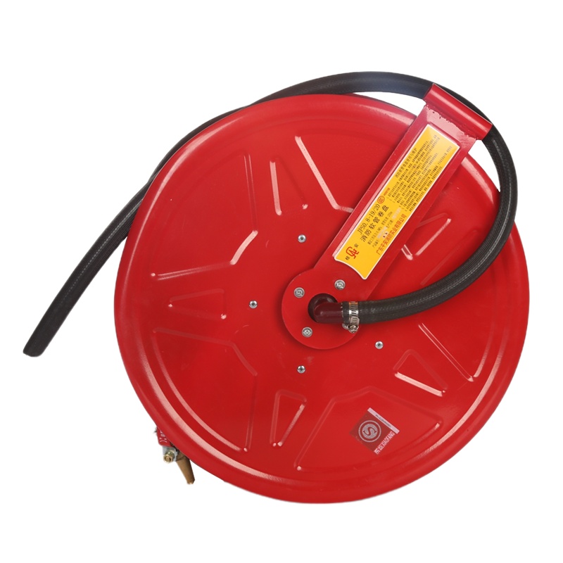 桂安消防水带软管卷盘20米消火栓箱自救水管水龙带消防器材JSP0.8-19/20自救式消防卷盘PVC软管