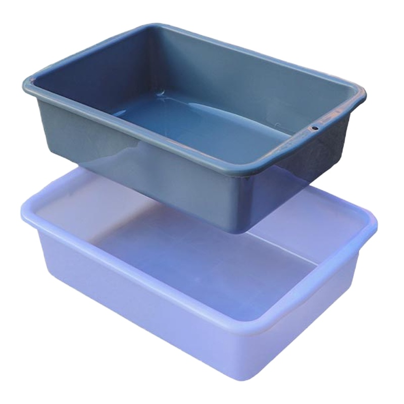 萃姿尔(TRESOR)加厚塑料盆子 收残盒 清洁盆 收纳盆500*340*140mm
