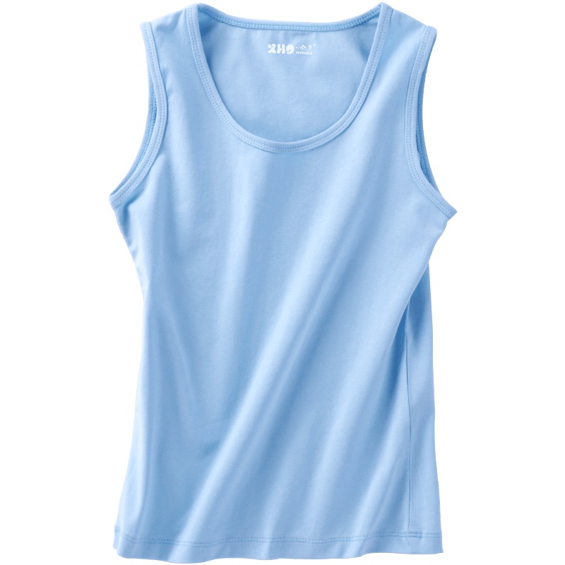 小红豆童装儿童背心男童A类棉女童中大童宝宝夏薄款无袖打底背心内衣