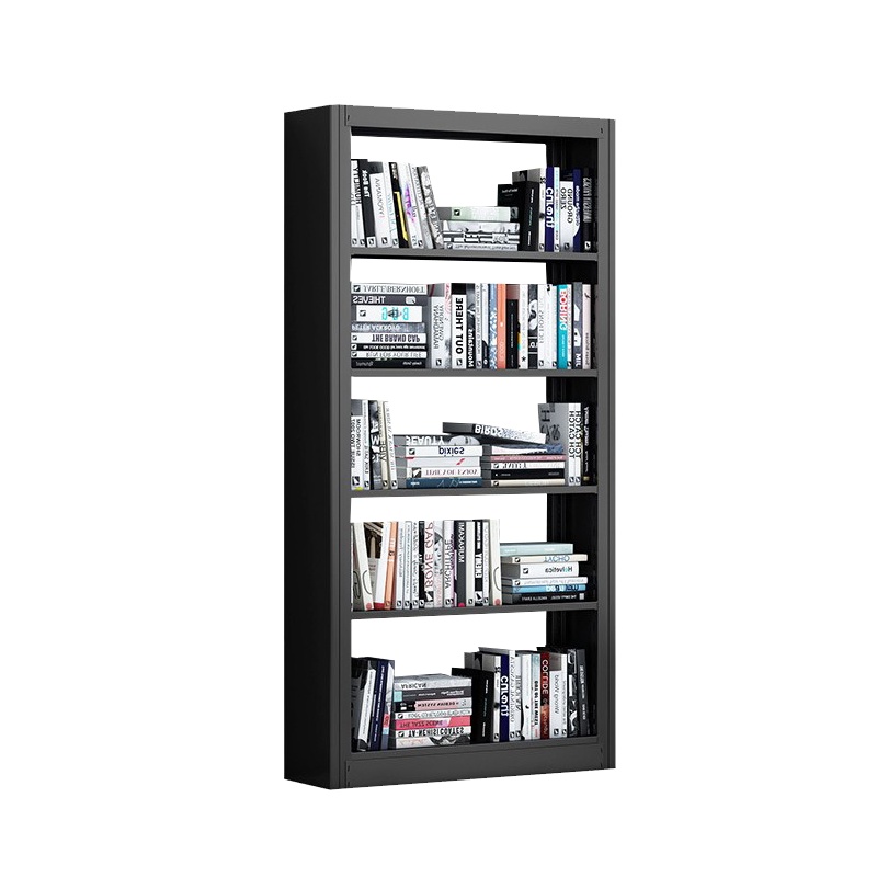 慧采云 钢制书架学校图书馆书店书籍室阅览室单面书架资料架单面一列五组