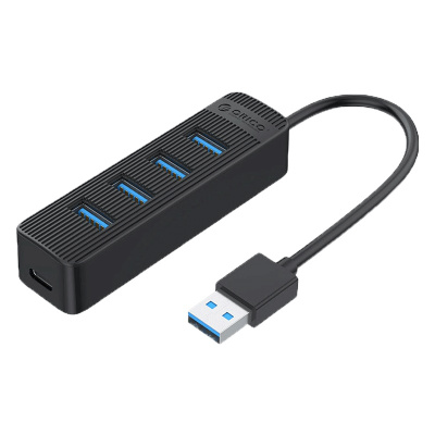 Orico/奥睿科usb3.0条纹扩展器转换器接头分线器一拖四电脑插口拓展坞外置usp转接口转接线多头笔记本电源hub