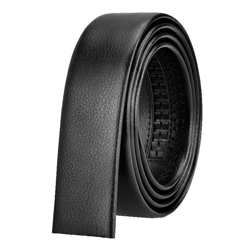牛当家(CattleOWN)无扣皮带真皮带身自动扣腰带不带头无头皮带真皮无扣腰带7508