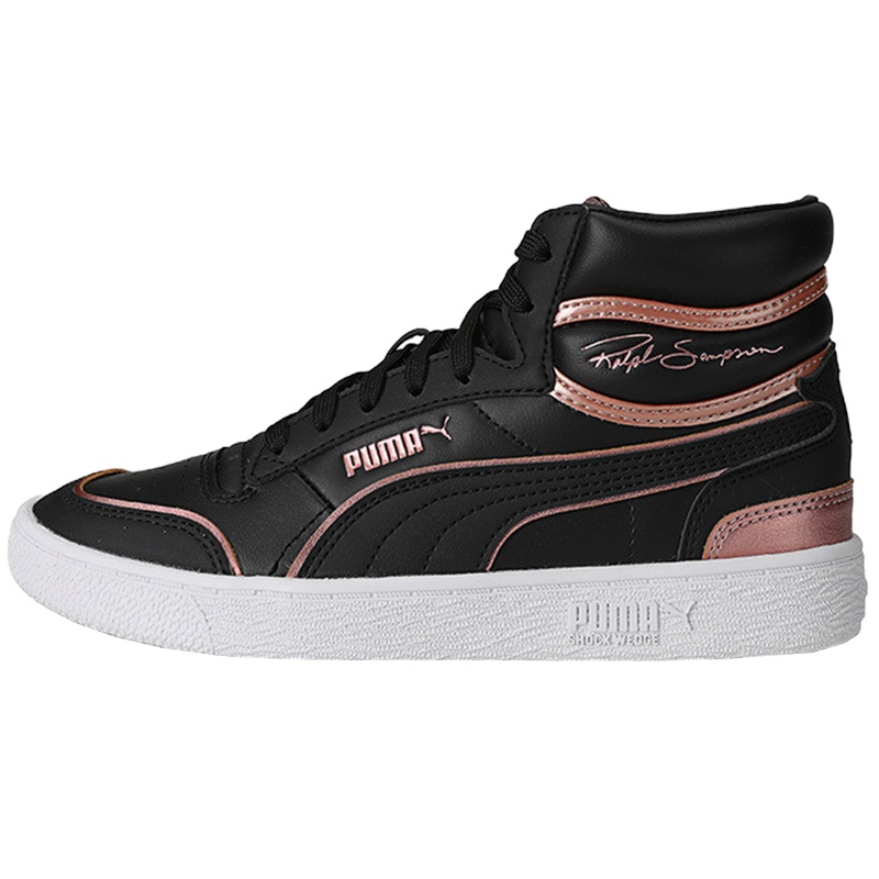 PUMA彪马女鞋2020冬季新款高帮运动鞋黑色休闲鞋复古板鞋374662