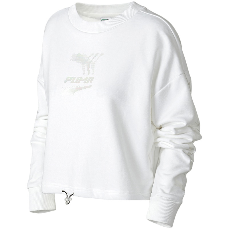 PUMA彪马女装运动服休闲圆领卫衣599174