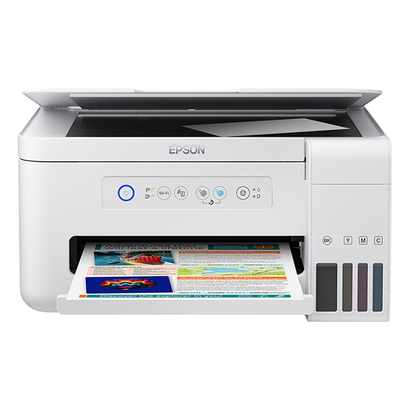 爱普生(EPSON)L4156/4158/4151/4153 喷墨打印机 白色墨仓式 彩色无线多功能一体机 商用办公家用学生作业打印机(打印 复印 扫描 wifi) 4156套餐一