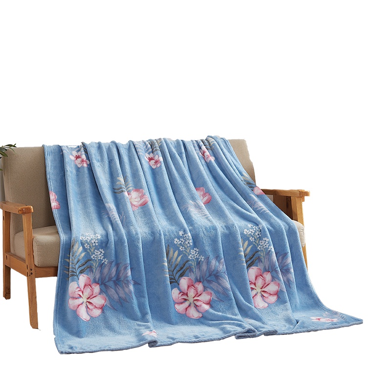 恒源祥绒毯办公室空调毯绒面毛绒毯子盖毯180*200cm