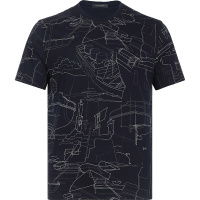 Ermenegildo Zegna 杰尼亚 男士棉质圆领短袖T恤 US586 706P