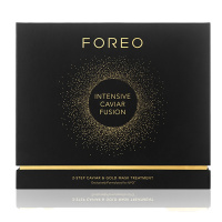 FOREO 24K黄金鱼子酱精华面膜黑金面膜奢华滋养 含精华露 五片装