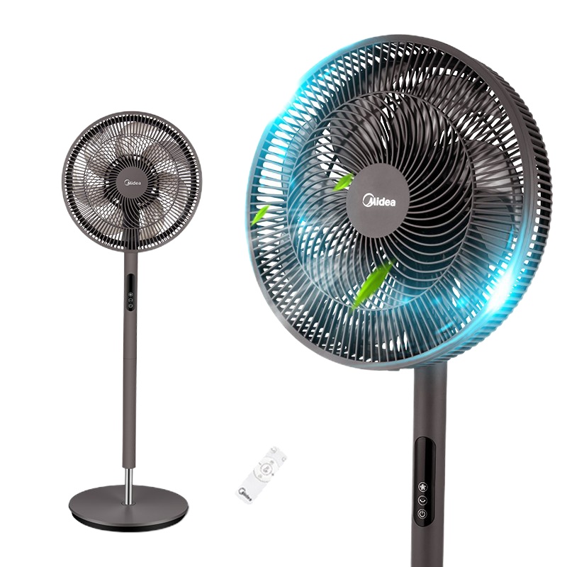 美的(midea)SAD35EZ落地扇电风扇安静立式遥控宿舍便携通风