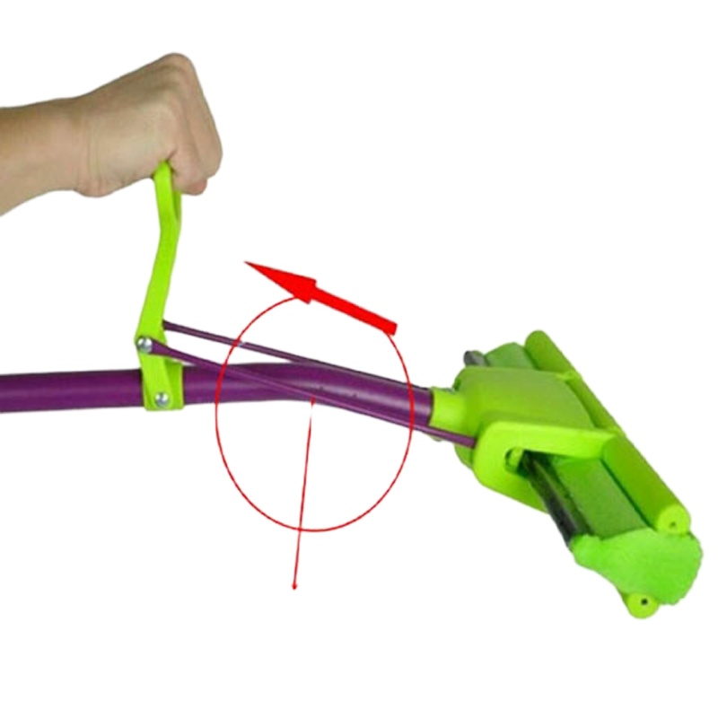 妙洁胶棉拖把 颜色随机 海绵拖把