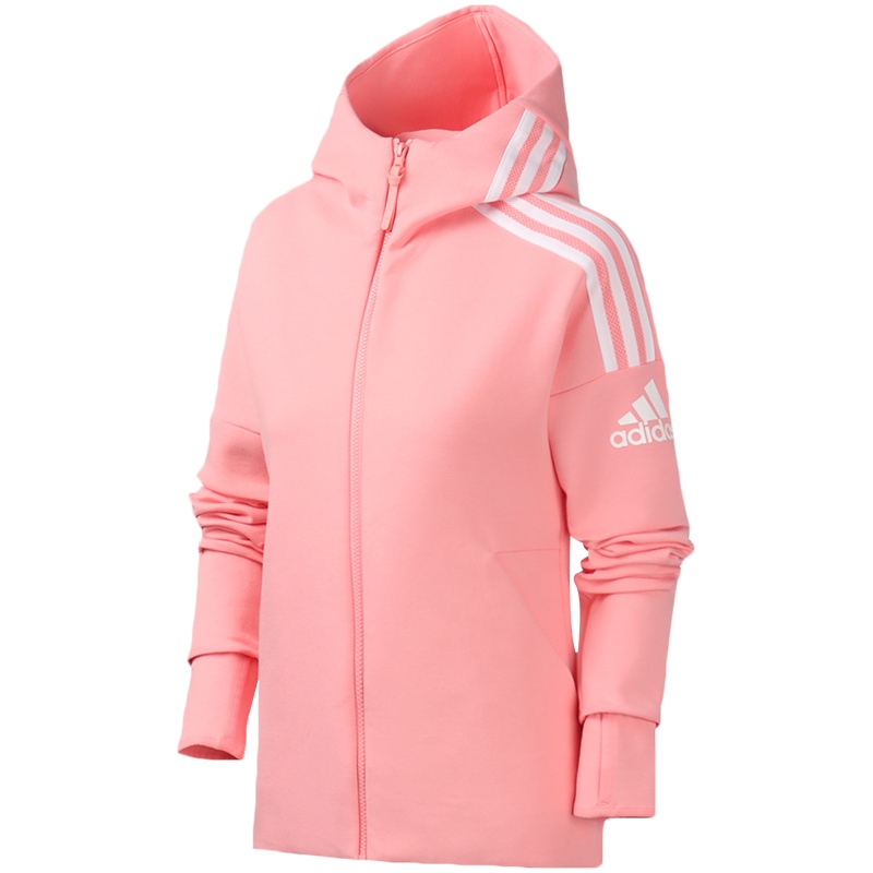 阿迪达斯女服夹克外套W ZNE HD连帽休闲运动服FI6722