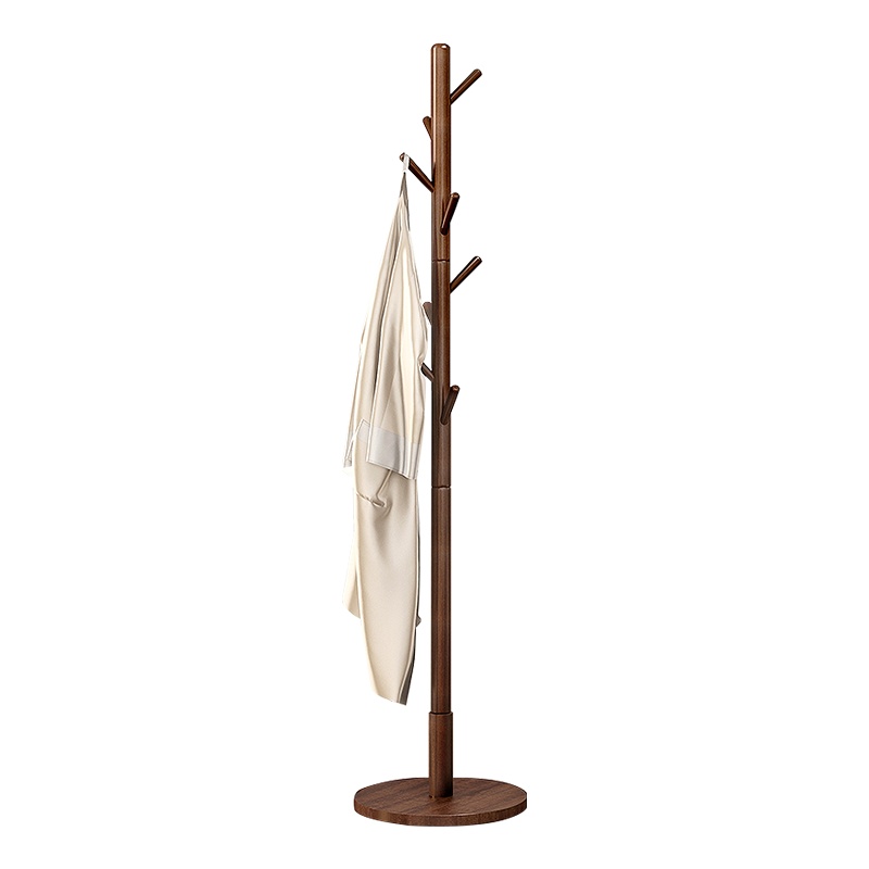 尔迈简易落地室内简约衣帽架欧式带裤架挂衣架晾衣服架 升级款