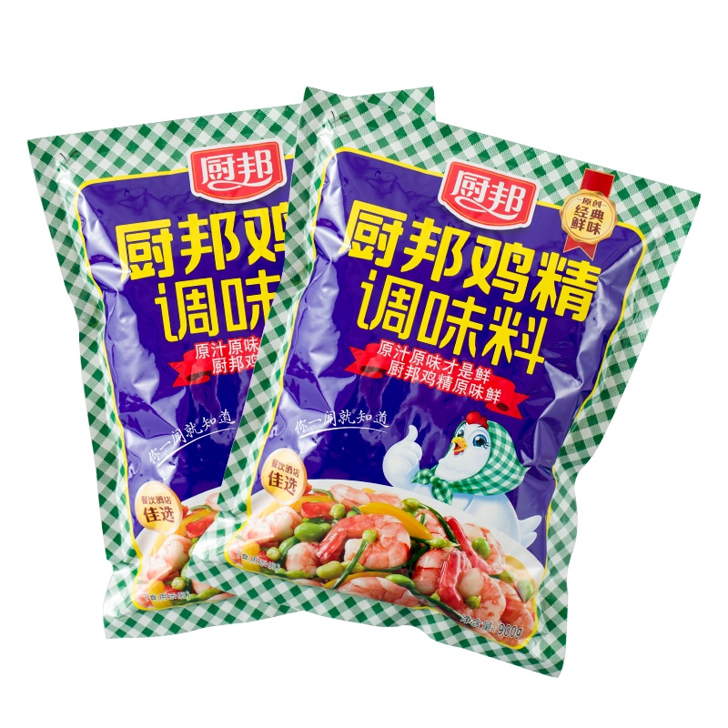 厨邦鸡精调料900g*2袋厨房家用炒菜凉拌煲汤提鲜调味料高鲜