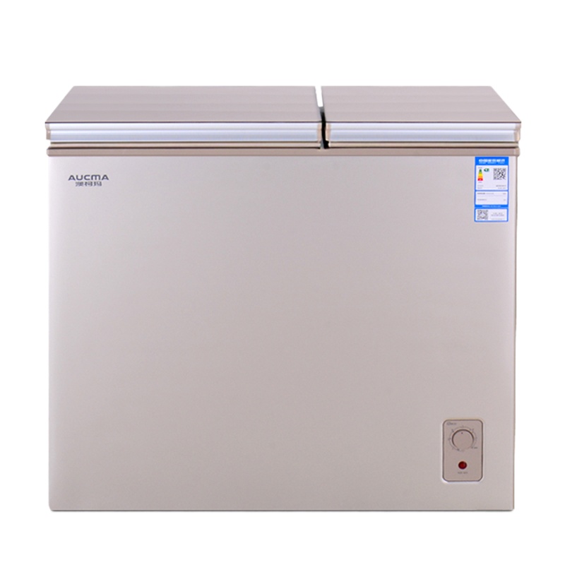 澳柯玛(Aucma) BCD-212CHG 212升家用双温冷柜冷藏冷冻柜一级能效节能钢化玻璃面板