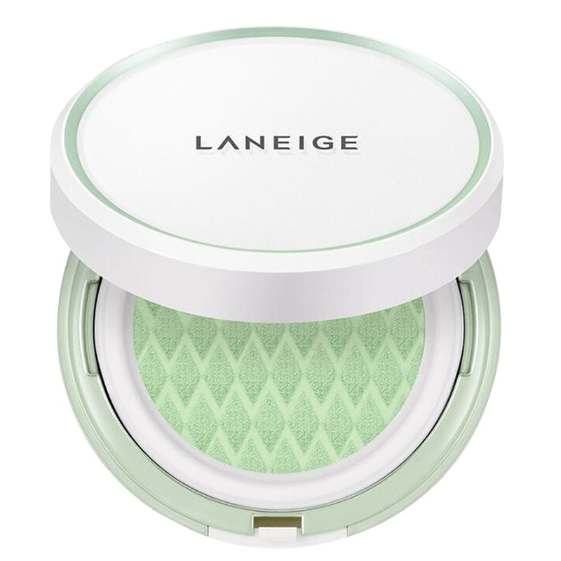 [香港直邮]LANEIGE/兰芝 雪纱修颜气垫隔离霜绿色 60号 15g*2 防晒/隔离