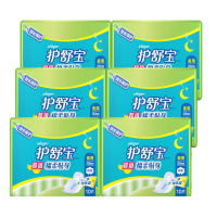 护舒宝(Whisper)超+值棉柔贴身夜用卫生巾10片装6包组合