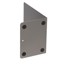 得力(deli)18cm高简约书立架 书籍挡靠夹 2片/付 深灰78650