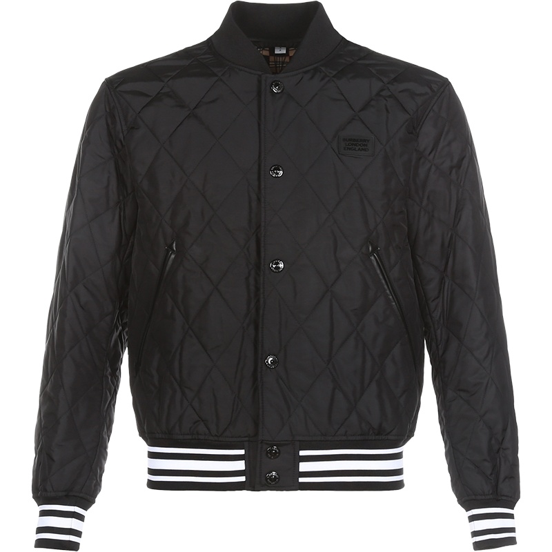 BURBERRY 博柏利 男款 锦纶菱形绗缝棉服夹克外套 80308141