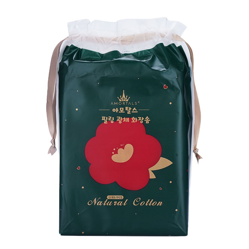 AMORTALS尔木萄新肌焕彩化妆棉片卸妆棉加大加厚不掉絮165片