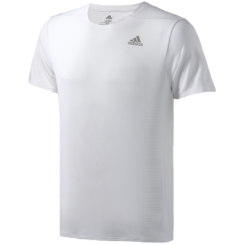 阿迪达斯男服装短袖T恤透气运动休闲跑步服装DQ1847