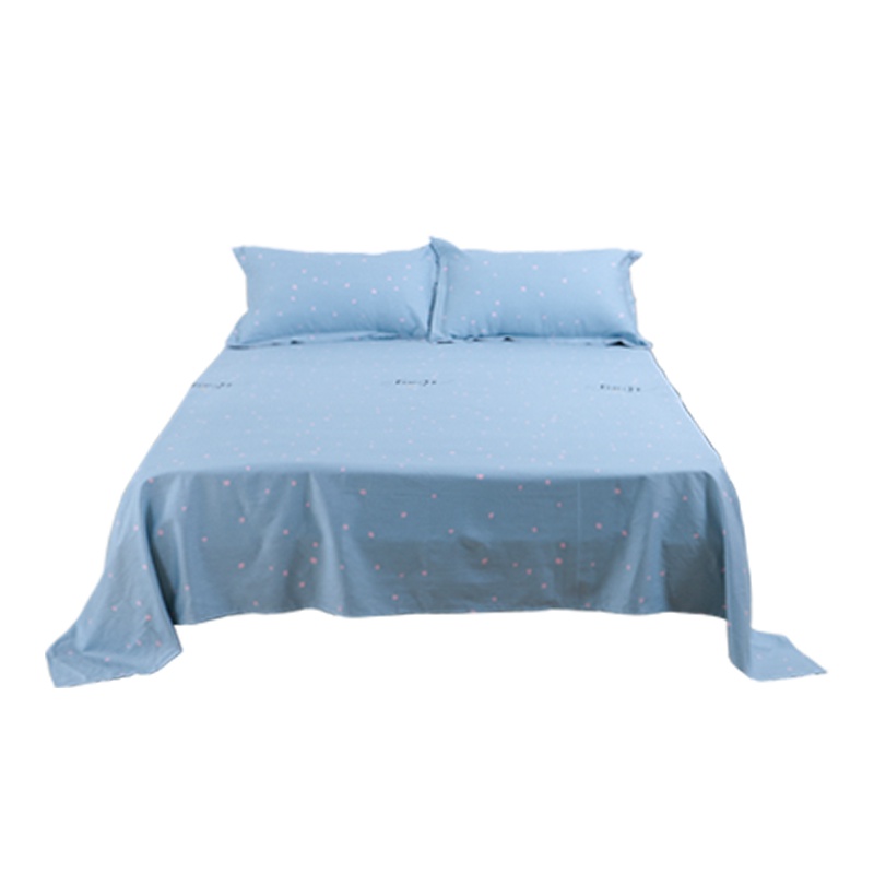 迎馨 全棉床单床上用品纯棉斜纹床单高支高密宿舍床单