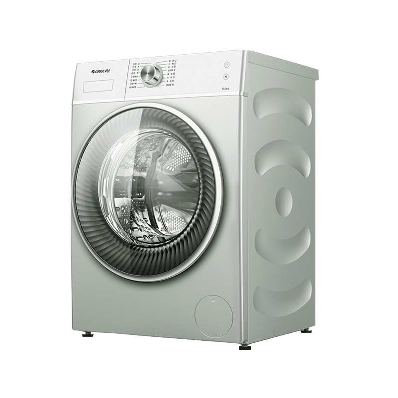 格力(GREE) 洗衣机 10公斤 纤净 全自动滚筒洗衣机家用 XQG100-B1401Da1 星空银 除螨