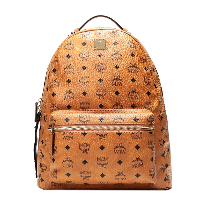 MCM 女士棕色人造革大号双肩包 MMK9SVE73CO001，MMK9SVE73BK001