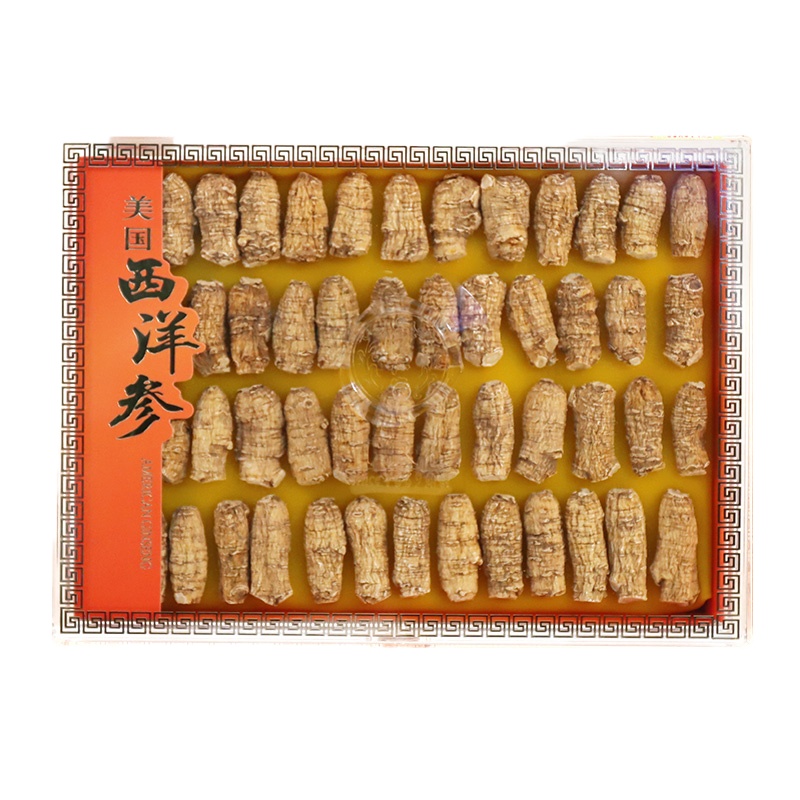北京同仁堂总统牌美国西洋参段礼盒装-2#贰面-100克切片打粉皆宜